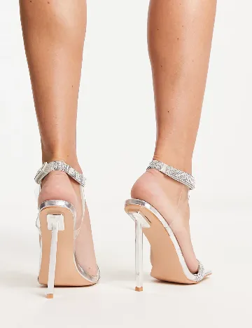 Sandale Public Desire, argintiu