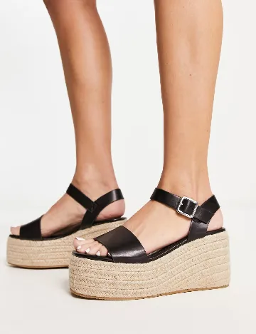 Sandale Glamorous, negru