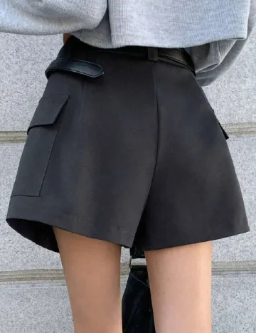 Pantaloni scurti Dazy, gri inchis