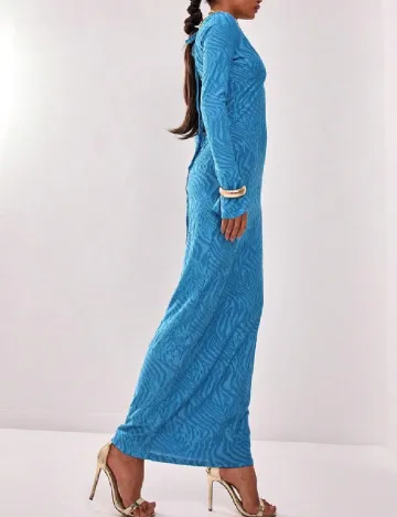 Rochie lunga Musera, albastru