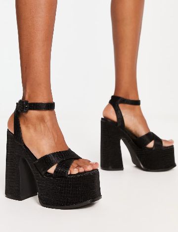 Sandale Shellys London, negru