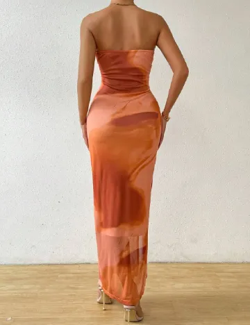 Rochie lunga SHEIN, portocaliu