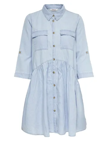 Rochie scurta Only, bleu