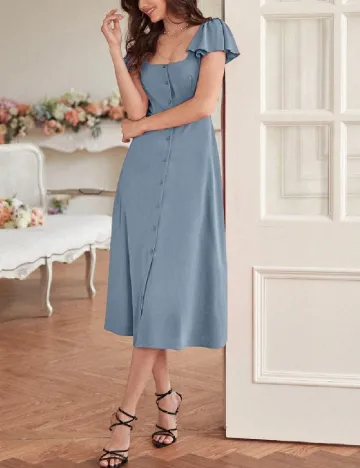 Rochie medie SHEIN, albastru