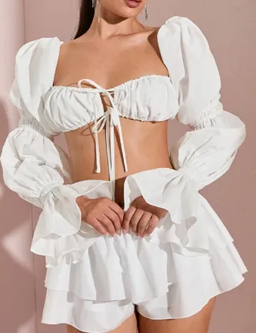 Top SHEIN, alb
