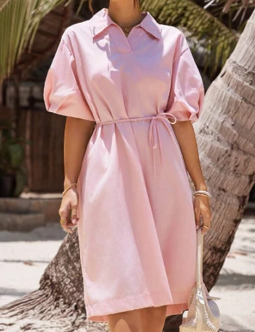 Rochie medie SHEIN, roz