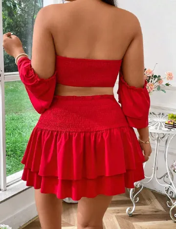 Compleu SHEIN CURVE, rosu