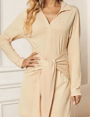 Rochie scurta SHEIN, crem