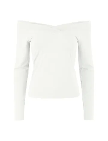 Bluza Pieces, alb