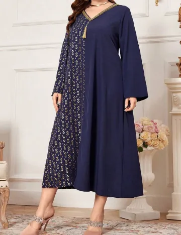 Rochie medie SHEIN CURVE, bleumarin