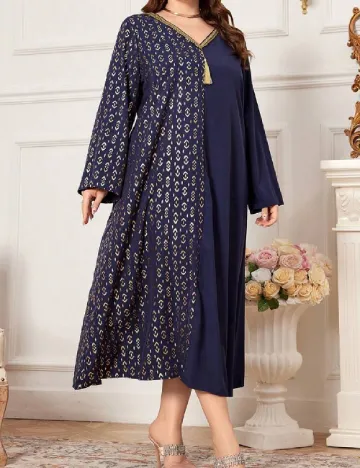 Rochie medie SHEIN CURVE, bleumarin