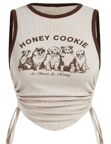 Top SHEIN, crem