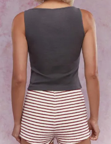 Top Missguided, gri inchis