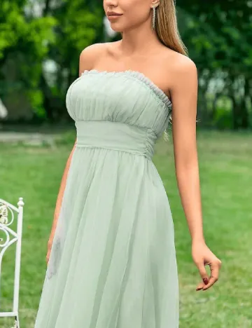 Rochie lunga SHEIN, verde Verde