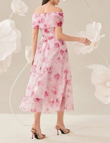 Rochie medie SHEIN, roz