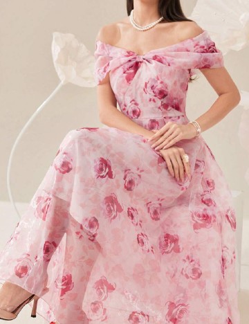 Rochie medie SHEIN, roz