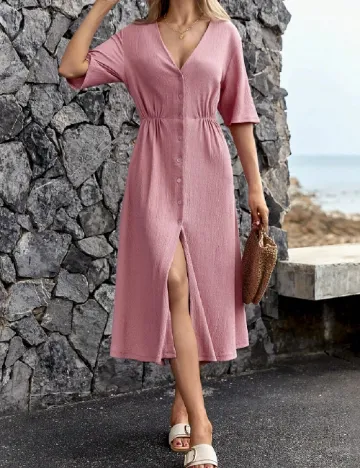 Rochie medie SHEIN, roz
