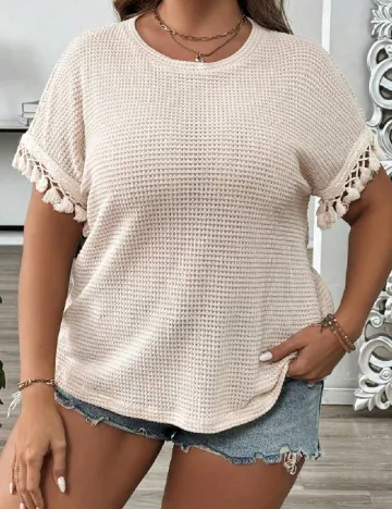 Bluza SHEIN CURVE, crem