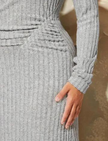 Rochie lunga SHEIN, gri