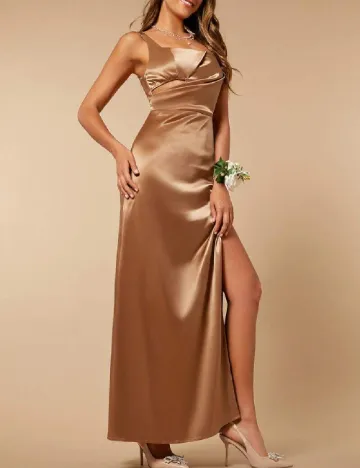 Rochie lunga SHEIN, maro