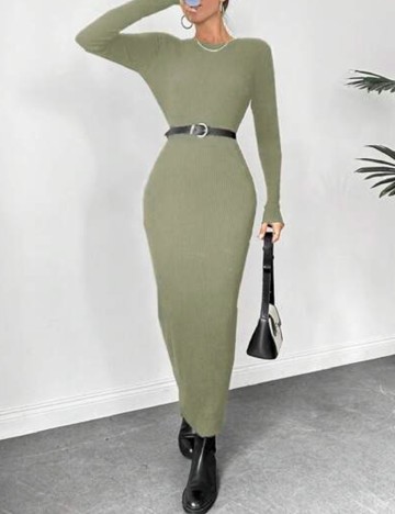 Rochie lunga SHEIN, verde