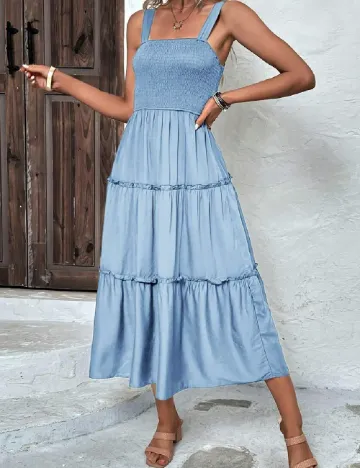 Rochie medie SHEIN, albastru