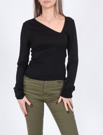 Bluza Pieces, negru