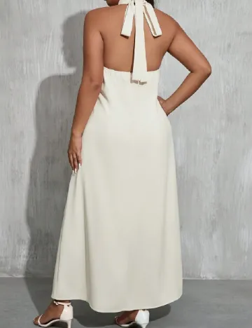 Rochie lunga SHEIN CURVE, alb