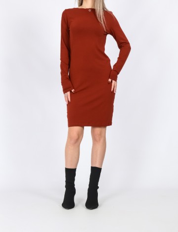 Rochie scurta Vero Moda, maro