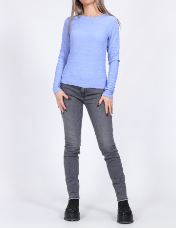 Bluza Pieces, albastru