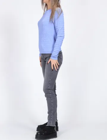 Bluza Pieces, albastru