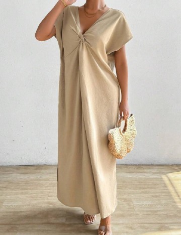 Rochie lunga SHEIN, crem