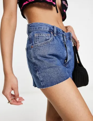 Pantaloni scurti Pull&Bear, albastru