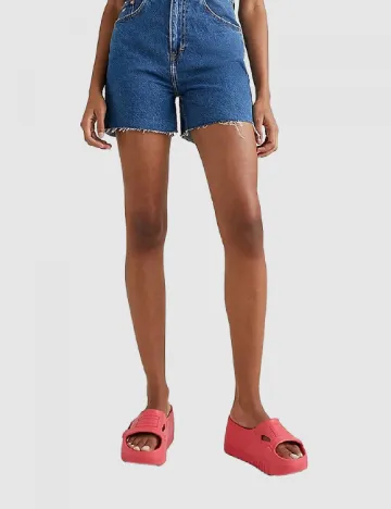 Pantaloni scurti Tommy Jeans, albastru Albastru
