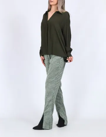 Bluza Vero Moda, verde inchis