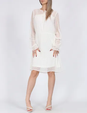 Rochie scurta Vero Moda, alb