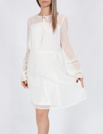 Rochie scurta Vero Moda, alb