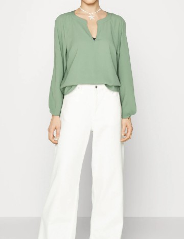 Bluza Pieces, verde