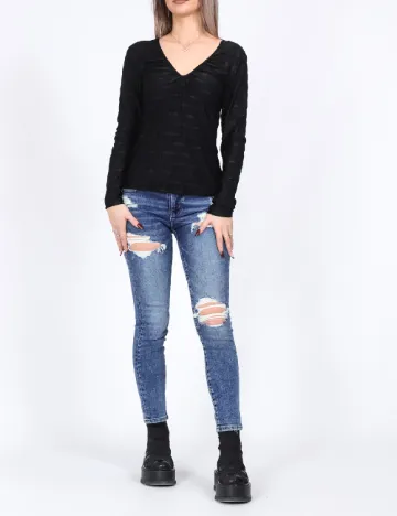 Bluza Pieces, negru