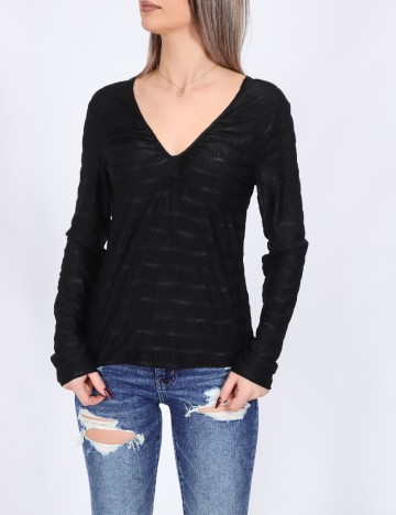 Bluza Pieces, negru