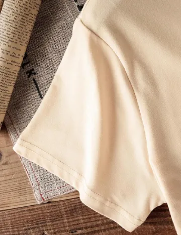 Tricou SHEIN, crem