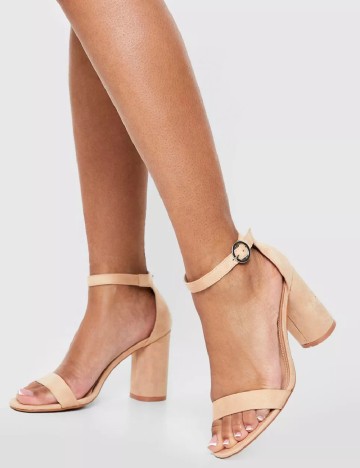 Sandale Boohoo, crem