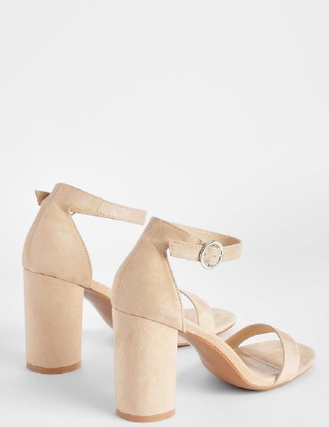 Sandale Boohoo, crem