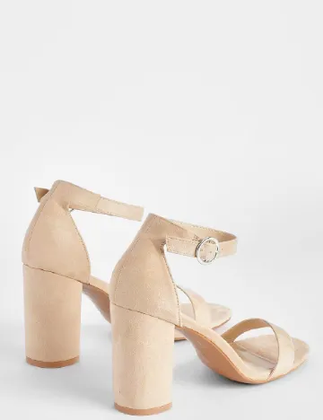 Sandale Boohoo, crem Crem