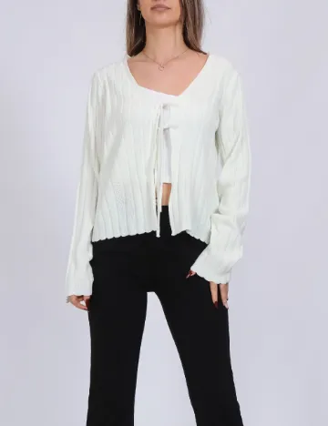 Bluza Pieces, alb