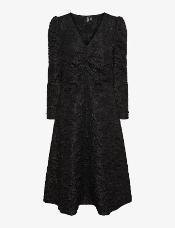 Rochie medie Pieces, negru