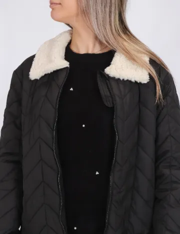 Geaca Pieces, negru