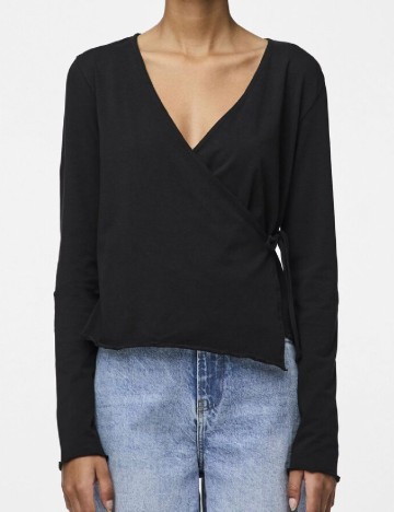 Bluza Pieces, negru
