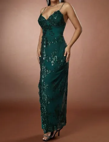 Rochie lunga D&M, verde