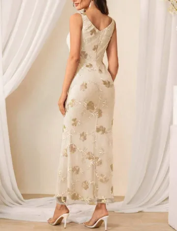 Rochie lunga SHEIN, crem